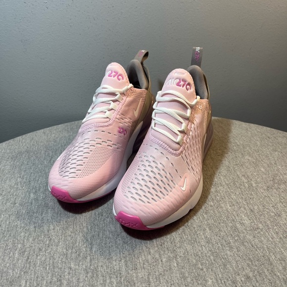Nike Shoes - Nike Air Max 270 BG Pink Foam Summit White Size 7Y / Women's Size 8.5 IB4435-663